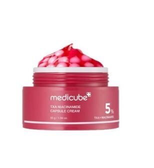 Medicube - TXA Niacinamide Capsule Cream - skaistinantis veido kremas traneksamo rūgštimi